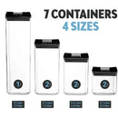 Kit de 7 Recipientes Herméticos
